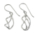 Sterling silver dangle earrings, 'Elegant Helix' - Sterling Silver Helix Dangle Earrings from Thailand (image 2e) thumbail