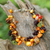 Multi-gemstone beaded bracelet, 'Fruits of Summer' - Colorful Beaded gemstone and Cultured Pearl Bracelet