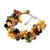 Multi-gemstone beaded bracelet, 'Fruits of Summer' - Colorful Beaded gemstone and Cultured Pearl Bracelet thumbail