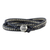 Silver wrap bracelet, 'Karen Rain' - Karen Silver and Leather Wrap Bracelet from Thailand (image 2e) thumbail