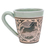Celadon ceramic mug, 'Thai Zodiac Horse' - Celadon Glazed Ceramic Mug with Horse from Thailand