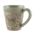 Celadon ceramic mug, 'Thai Zodiac Goat' - Celadon Glazed Ceramic Mug with Goat from Thailand (image 2a) thumbail