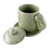 Tasse und Untertasse aus Celadon-Keramik - Celadon-Keramik-Elefantentasse und Untertasse aus Thailand