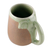 Celadon ceramic mug, 'Morning Elephant' - Ceramic Celadon Thai Elephant Mug in Green and Brown (image 2c) thumbail