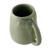 Celadon ceramic mug, 'Morning Elephant in Green' - Ceramic Celadon Elephant Mug in Green from Thailand (image 2c) thumbail