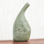 Celadon-Keramikvase - Handgefertigte Blumenvase aus grüner Celadon-Keramik aus Thailand