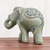 Seladon-Keramikskulptur - Seladon-Keramikskulptur eines Elefanten aus Thailand