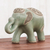 Escultura de cerámica celadón - Escultura de cerámica Celadon de un elefante de Tailandia