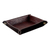 Leather catchall, 'Russet Espresso' - Handcrafted Thai Leather Catchall in Russet and Espresso (image 2a) thumbail