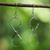 Sterling silver dangle earrings, 'Infinite Charm' - Sterling Silver Infinity Symbol Thai Dangle Earrings