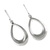 Sterling silver dangle earrings, 'Dewy Sheen' - Sterling Silver Teardrop Dangle Earrings from Thailand (image 2d) thumbail