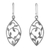 Sterling silver dangle earrings, 'Glowing Spring Leaves' - Sterling Silver Openwork Leaf Dangle Earrings from Thailand (image 2d) thumbail