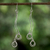 Sterling silver dangle earrings, 'Fun in the Summer' - Sterling Silver Artistic Dangle Earrings from Thailand thumbail