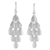 Sterling silver dangle earrings, 'Rainy Diamonds' - Thai Sterling Silver Shimmering Drop Dangle Earrings