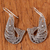 Filigrane Ohrhänger aus Sterlingsilber - Filigrane Garnelen-Ohrringe aus Sterlingsilber aus Thailand