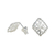 Sterling silver stud earrings, 'Rhombus Wrap' - Wrapped Sterling Silver Stud Earrings Crafted in Thailand