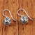 Sterling silver dangle earrings, 'Palace Lanterns' - Petite Sterling Silver Bauble Earrings from Thailand