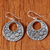 Sterling silver dangle earrings, 'Happy Bubbles' - Sterling Silver Earrings with Circle Motifs from Thailand