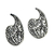 Sterling silver drop earrings, 'Ornate Paisleys' - Sterling Silver Elegant Paisley Drop Earrings from Thailand