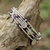 Amethyst wrap bracelet, 'Rain Charms' - Sterling Silver Plated Amethyst Wrap Bracelet from Thailand (image 2b) thumbail