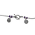 Amethyst wrap bracelet, 'Rain Charms' - Sterling Silver Plated Amethyst Wrap Bracelet from Thailand (image 2e) thumbail