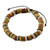 Jade and quartz beaded bracelet, 'Seasonal Effects' - Beaded Jade and Quartz Bracelet on Cotton Cords thumbail
