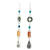 Jade and quartz dangle earrings, 'Hill Tribe Adventure' - Beaded Dangle Earrings with Jade and Hill Tribe Silver (image 2c) thumbail