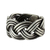 Sterling silver wrap ring, 'Woven Charm' - Braided Sterling Silver Wrap Ring from Thailand