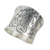 Sterling silver wrap ring, 'Lanna Lotus' - Sterling Silver Etched Lotus Wrap Ring from Thailand (image 2f) thumbail