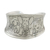 Sterling silver cuff bracelet, 'Lanna Elephants' - Elephant-Themed Sterling Silver Cuff Bracelet from Thailand thumbail