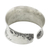 Sterling silver cuff bracelet, 'Thai Flower' - Floral Sterling Silver Cuff Bracelet from Thailand (image 2g) thumbail