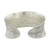 Sterling silver cuff bracelet, 'Lone Elephant' - Sterling Silver Cuff Bracelet with Elephant from Thailand