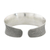 Sterling silver cuff bracelet, 'Chic Texture' - Textured Sterling Silver Cuff Bracelet from Thailand (image 2g) thumbail