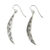 Sterling silver dangle earrings, 'Hanging Ferns' - Leaf Motif Sterling Silver Dangle Earrings from Thailand (image 2d) thumbail