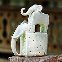 Elephant Father in Grey