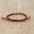 Silbernes Armband - Karen Silber Peace-Armband in Rot aus Thailand