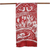 Batik rayon scarf, 'Bird Home in Cherry' - Batik Painted Bird Rayon Scarf in Cherry from Thailand