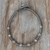 Pulsera con detalles en plata - Brazalete de pulsera trenzada con plata Karen de Tailandia