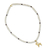 Gold plated cultured pearl and garnet pendant necklace, 'Radiant Capricorn' - Gold Plated Cultured Pearl and Garnet Capricorn Necklace (image 2e) thumbail