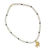 Gold plated cultured pearl and garnet pendant necklace, 'Radiant Aries' - Gold Plated Cultured Pearl and Garnet Aries Necklace (image 2e) thumbail