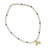 Gold plated cultured pearl and garnet pendant necklace, 'Radiant Taurus' - Gold Plated Cultured Pearl and Garnet Taurus Necklace (image 2e) thumbail