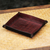 Leather catchall, 'Russet Chocolate' - Handcrafted Thai Leather Catchall in Russet and Chocolate (image 2b) thumbail