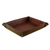 Leather catchall, 'Classic Brown' - Handcrafted Thai Leather Catchall in Brick and Copper (image 2a) thumbail