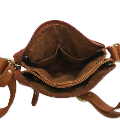 russet sling bag