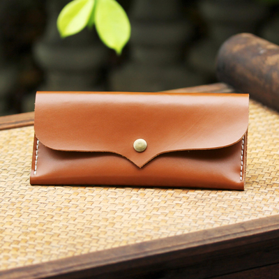 Leather Flap Wallet Long Artisan Wallet 3 Fold Wallet 