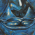 'The Calmness II' - Original Signed Blue Buddha Painting from Thailand (image 2b) thumbail