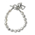 Cultured pearl beaded bracelet, 'Promising Love' - Cultured Pearl Beaded Heart Charm Bracelet from Thailand