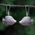 Silberne Ohrhänger - Silberne Ohrhänger mit lächelnden Fischen aus Thailand