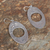 Silver dangle earrings, 'Hidden Bloom' - Handcrafted 950 Silver Thai Hill Tribe Dangle Earrings