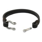 Leather wristband bracelet, 'Sleek Movement in Brown' - Handcrafted Brown Leather Wristband Bracelet from Thailand